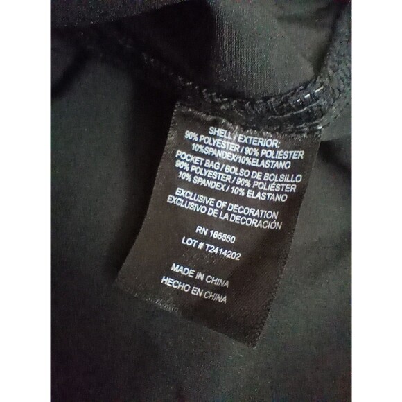 NWT 32 Degrees Cool Black Sleeveless Shorts Romper Size Large - Picture 7 of 9